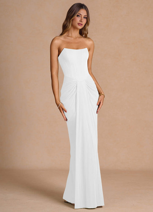 Anais White Maxi Dress