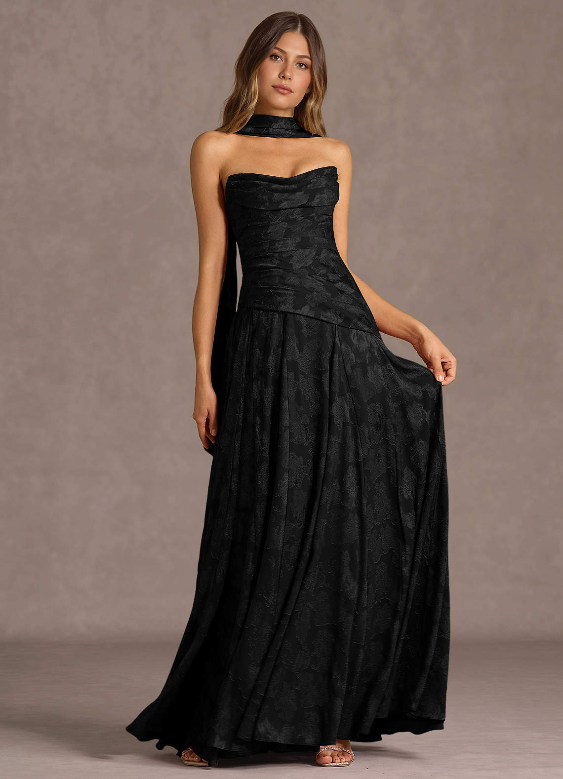 Gabriela Black Maxi Dress  Dress