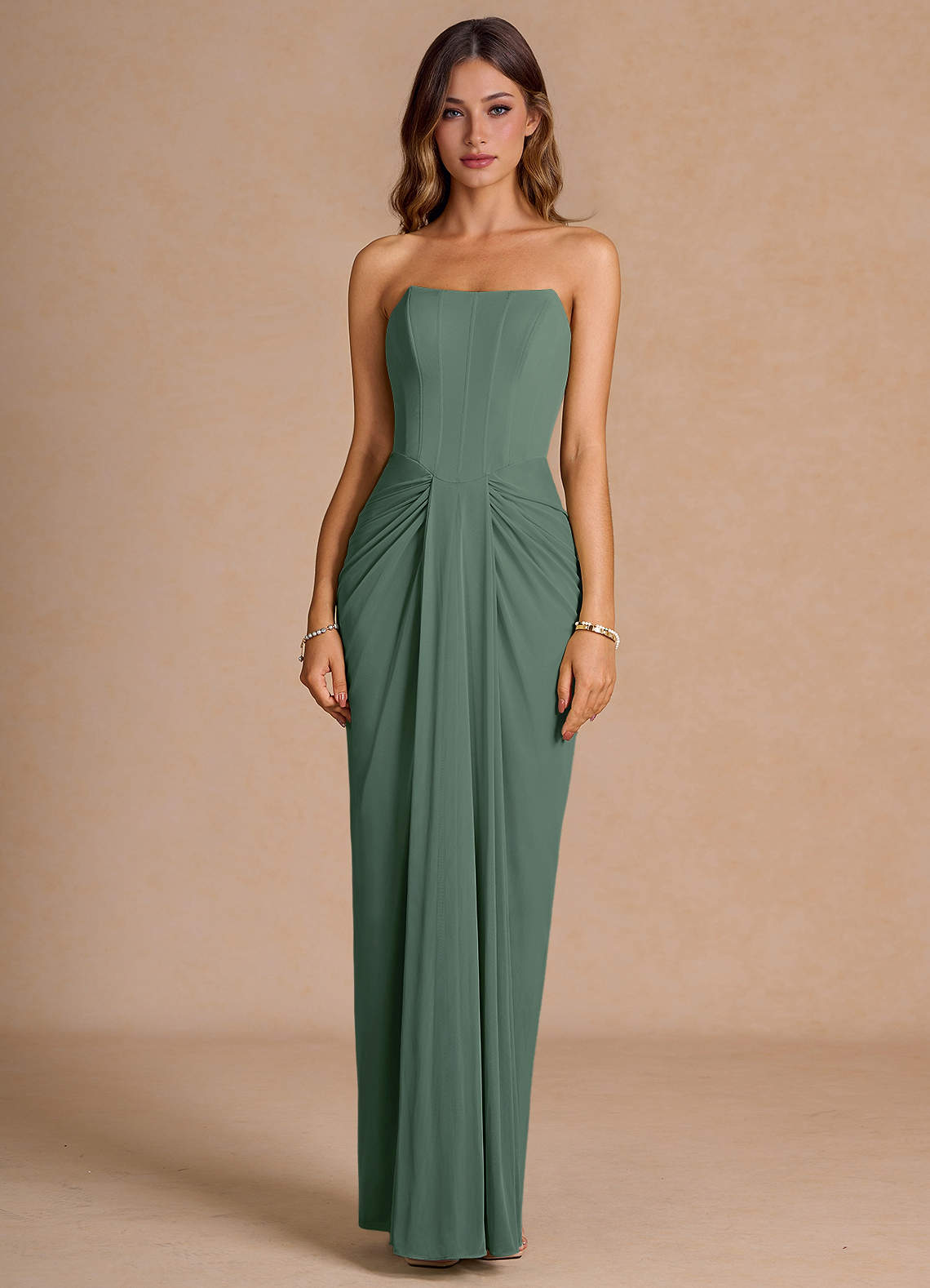 Anais Eucalyptus Maxi Dress
