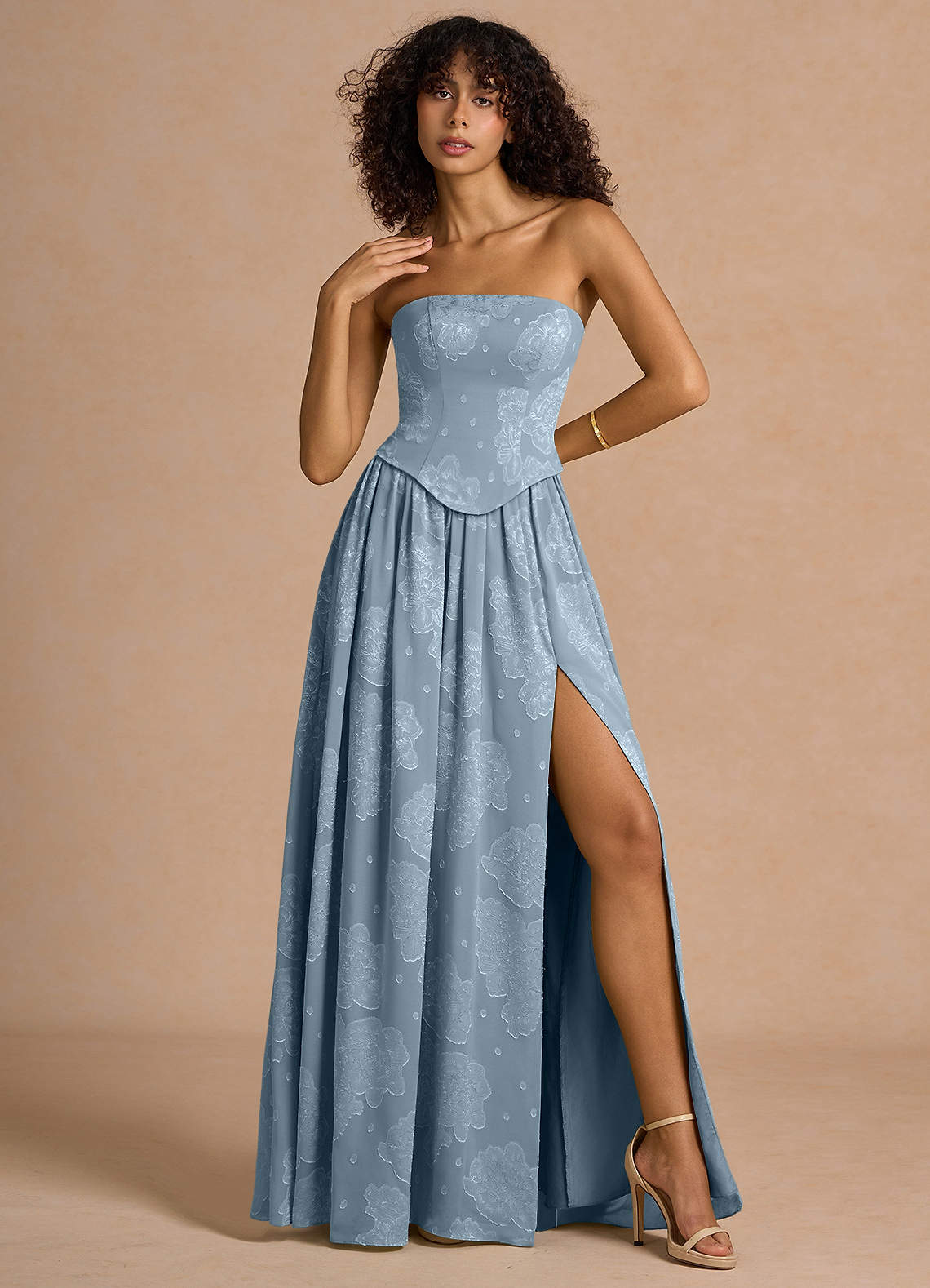 Isaura Powder Blue Maxi Dress  Dress