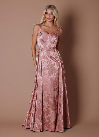 Kelis Rosewood Pink Maxi Dress