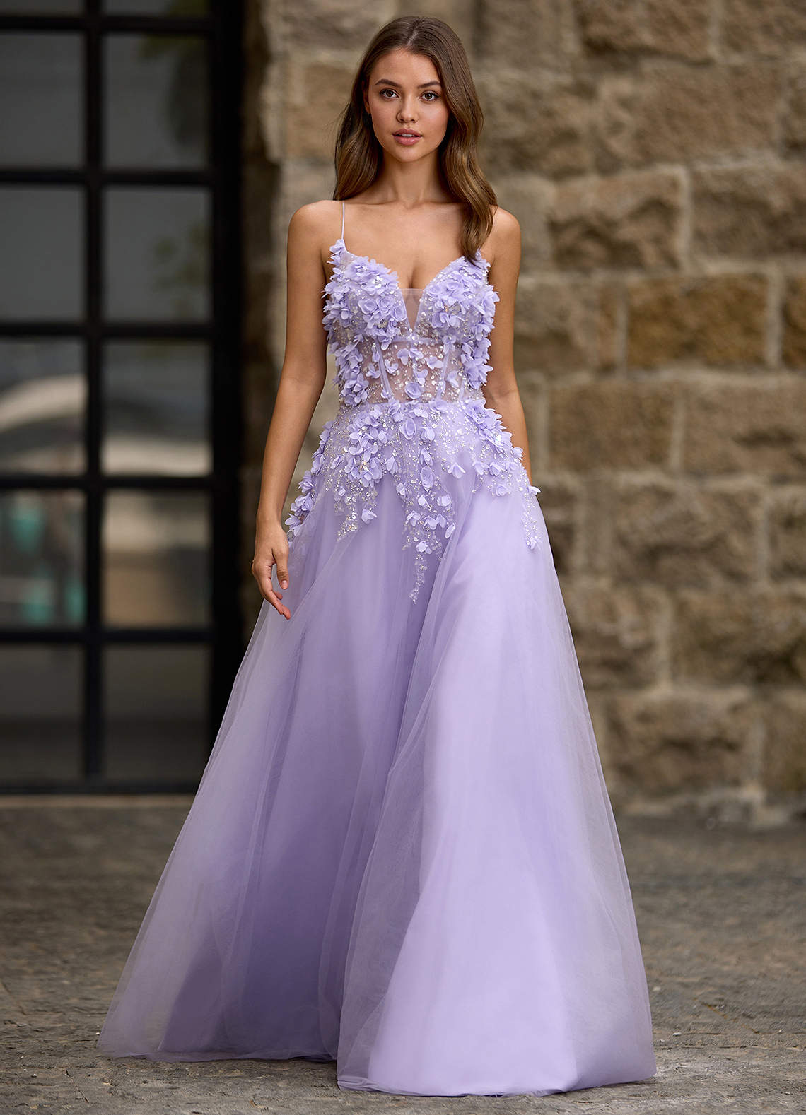 Seraphic Purple A-Line Prom Dress