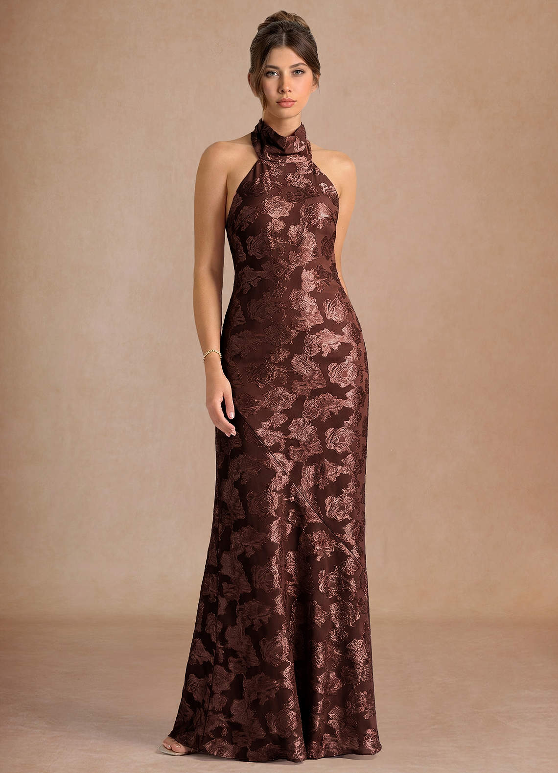 Dillon Mocha Coco Maxi Dress