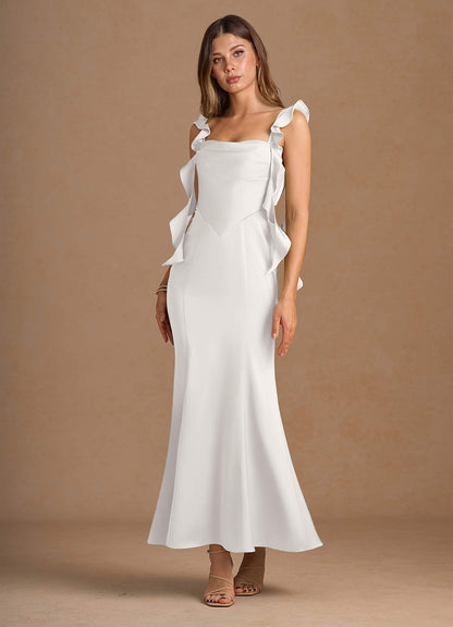 Lilibet White Maxi Dress  Dress