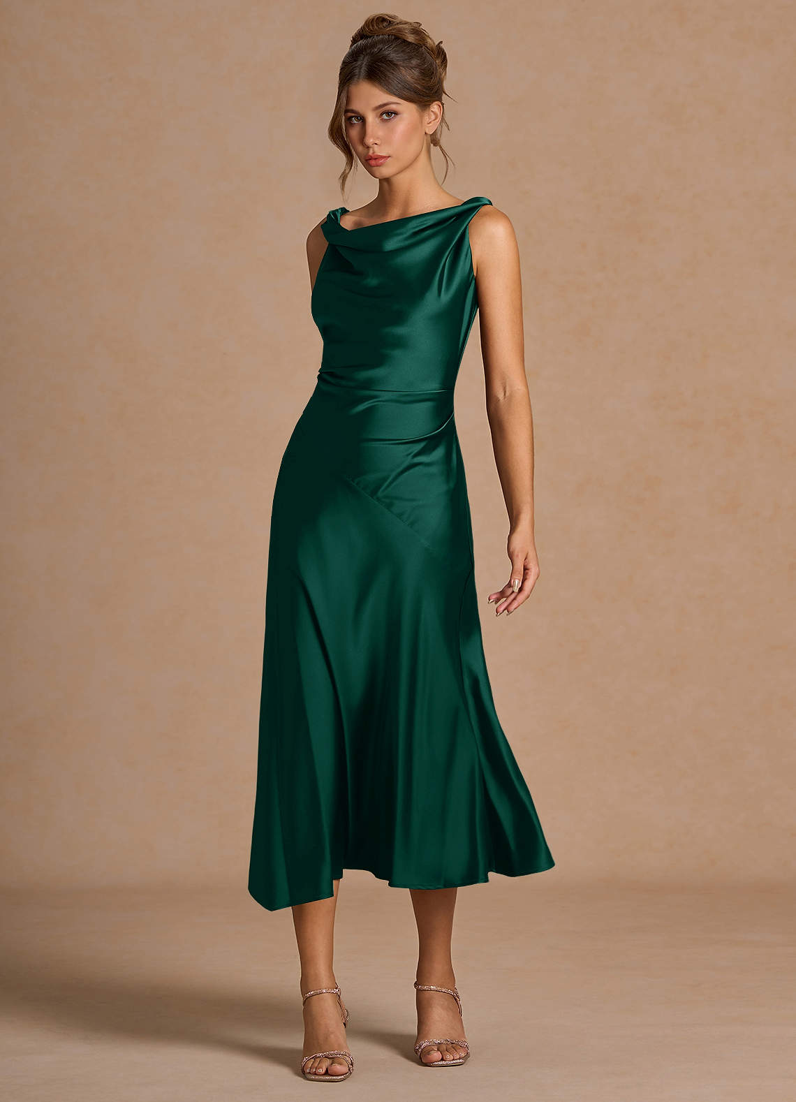 Nerine Emerald Midi Dress  Dress