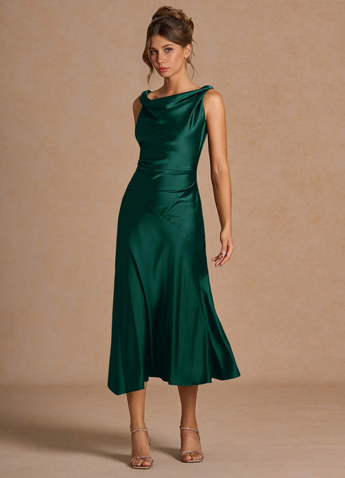 Nerine Emerald Midi Dress  Dress
