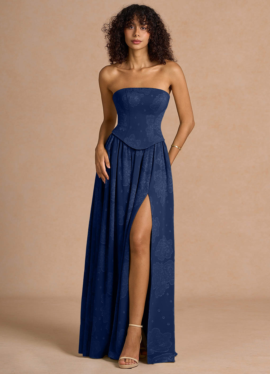 Isaura Navy Maxi Dress  Dress