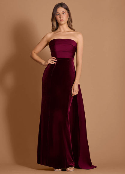 Catherine Wine Maxi Dress  Dress