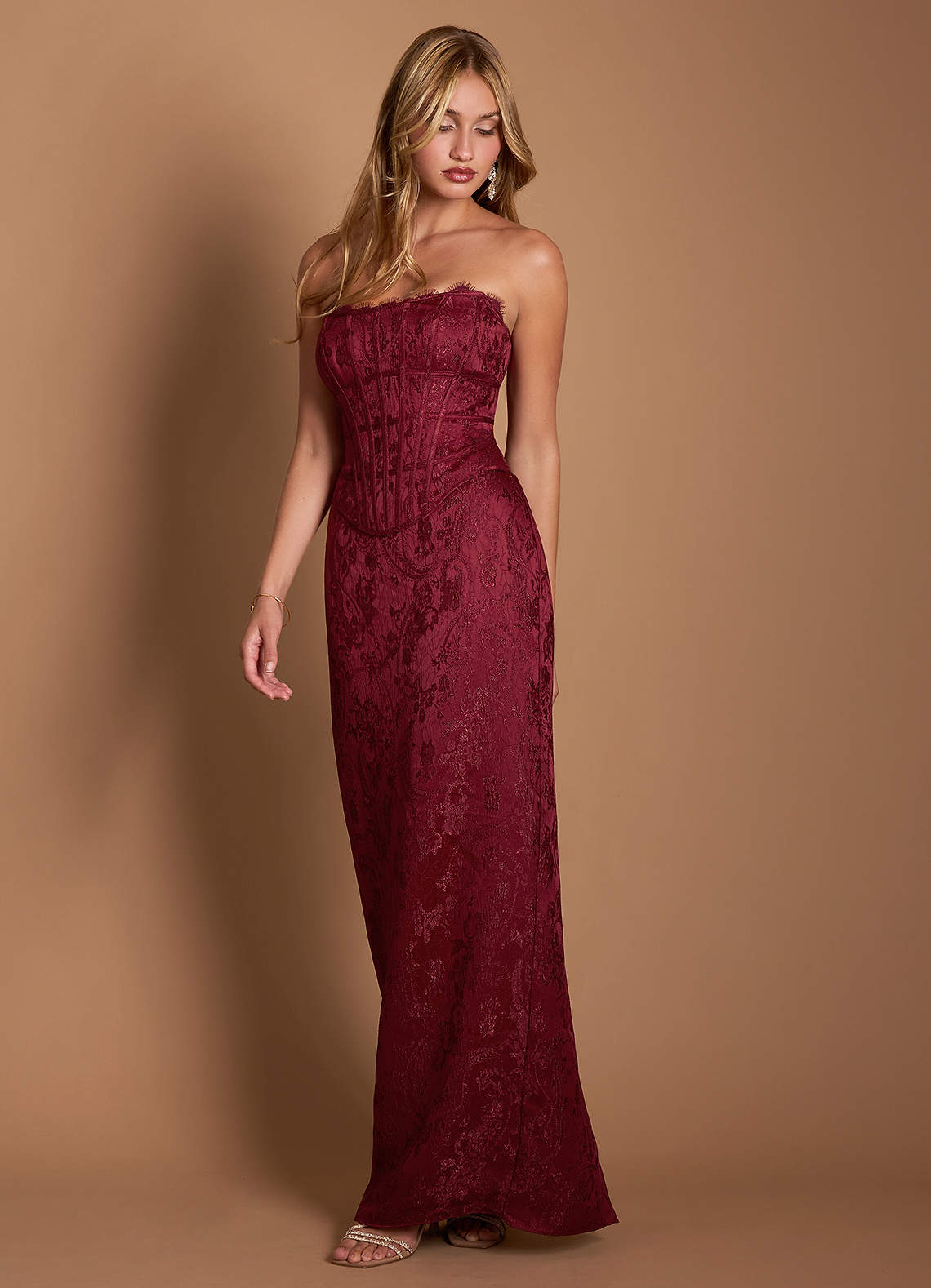 Koryn Dark Raspberry Two Piece Dress  Dress