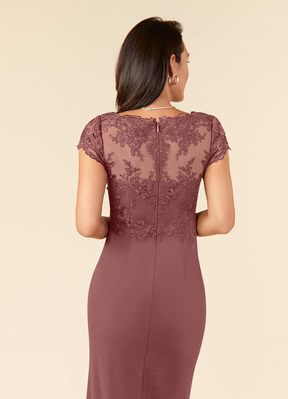 Desert Rose Sheath Lace Dress