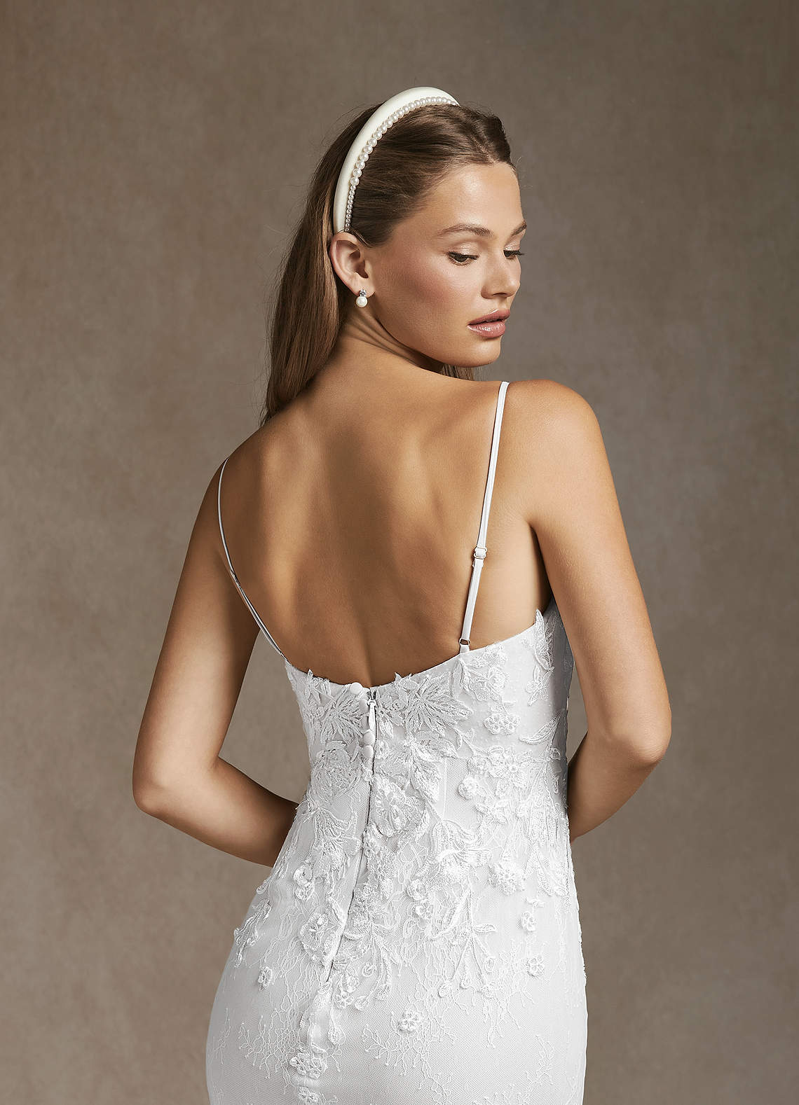 Diamond White Mermaid Sequins Tulle Dress