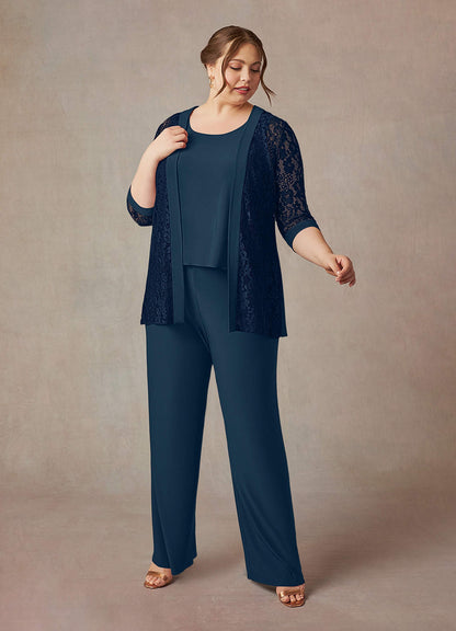 Dark Navy Neptune Jumpsuit/Pantsuit Lace Dress