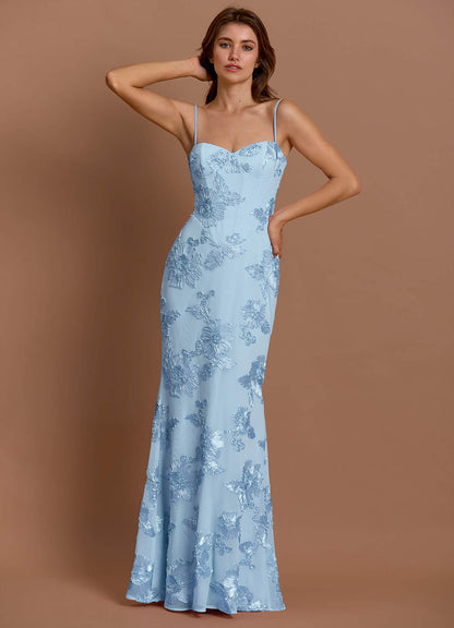 Anika Sky Blue Maxi Dress