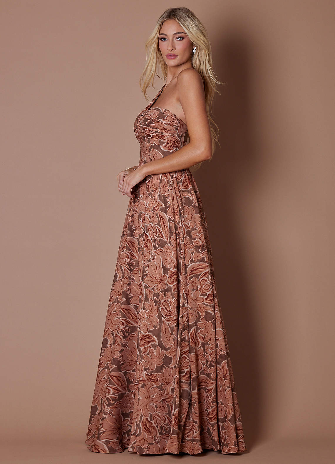 Hayden Bronze Petal Maxi Dress