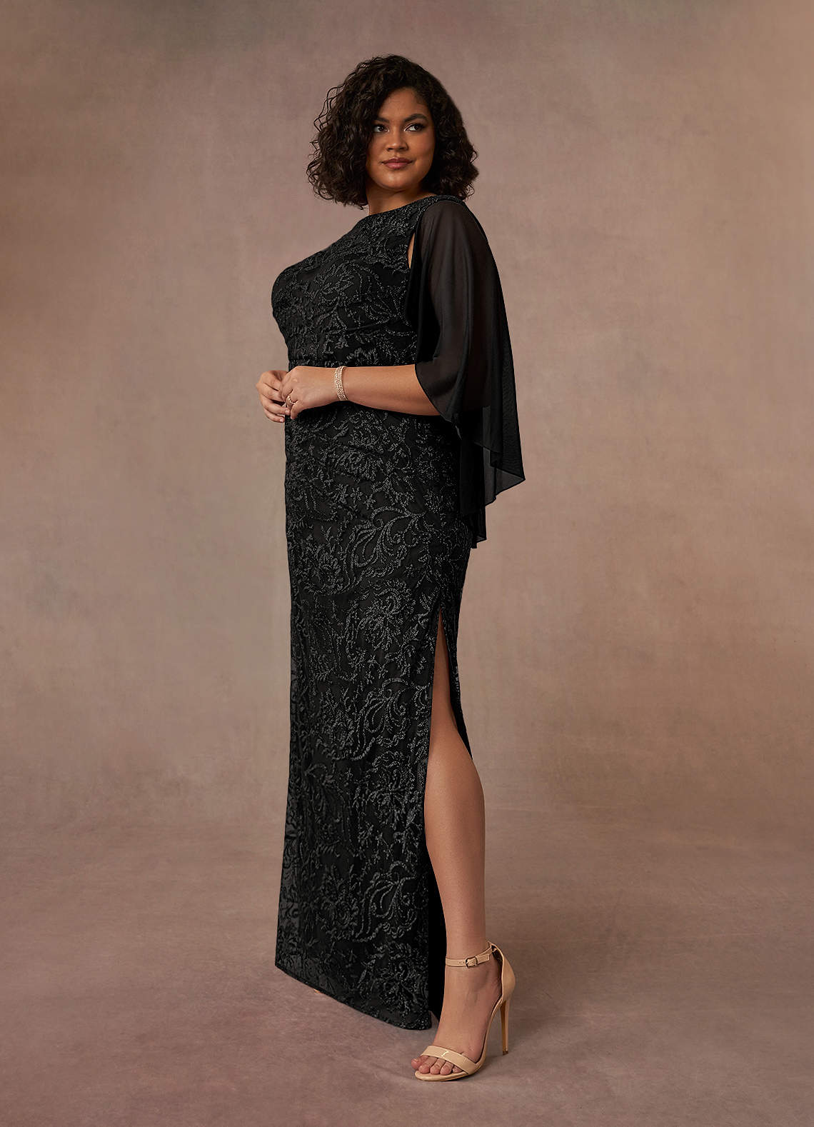 Black Sheath Lace Dress