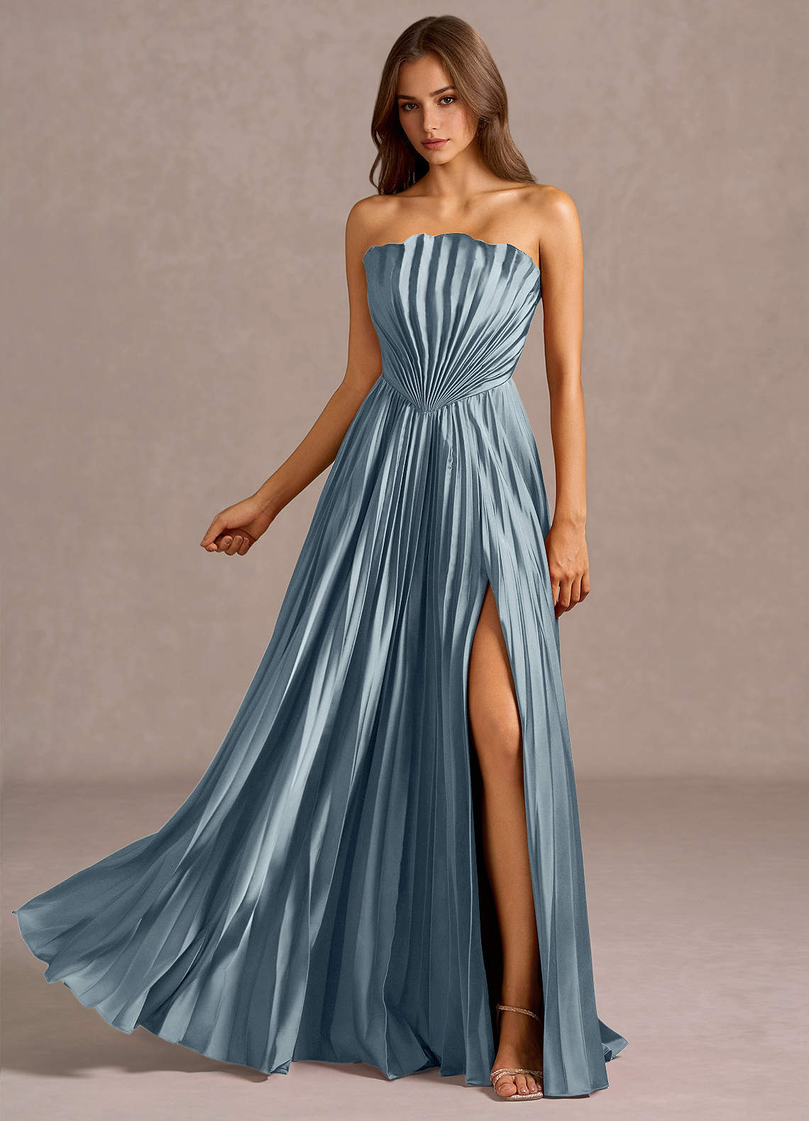 Kaia Powder Blue Maxi Dress  Dress