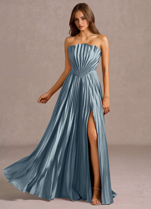 Kaia Powder Blue Maxi Dress  Dress