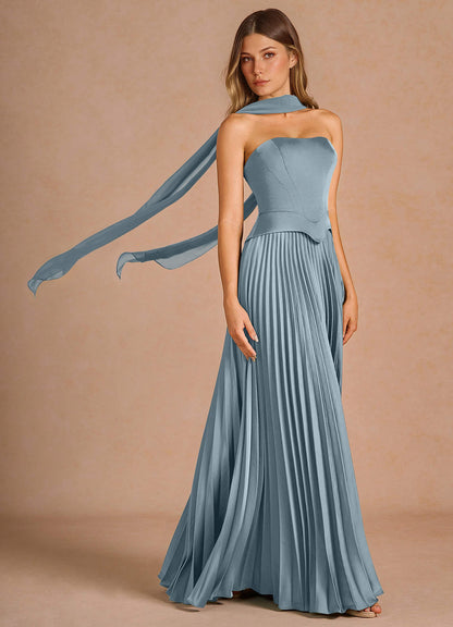 Rylan Powder Blue Maxi Dress