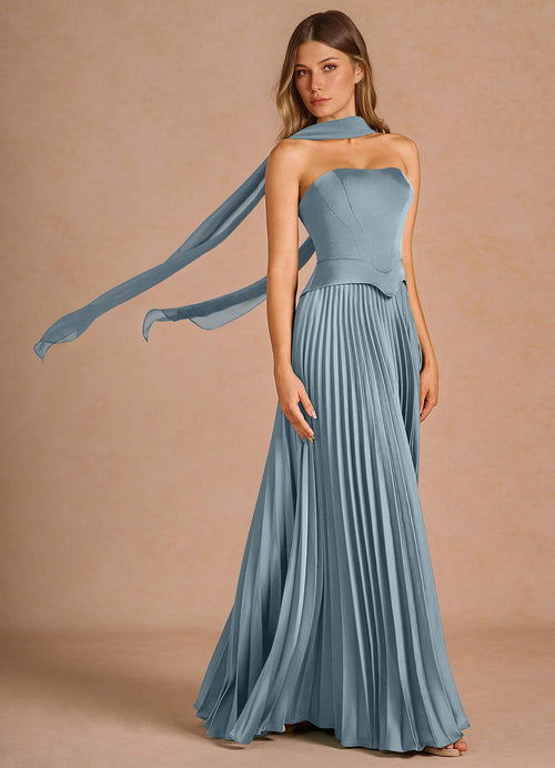 Rylan Powder Blue Maxi Dress