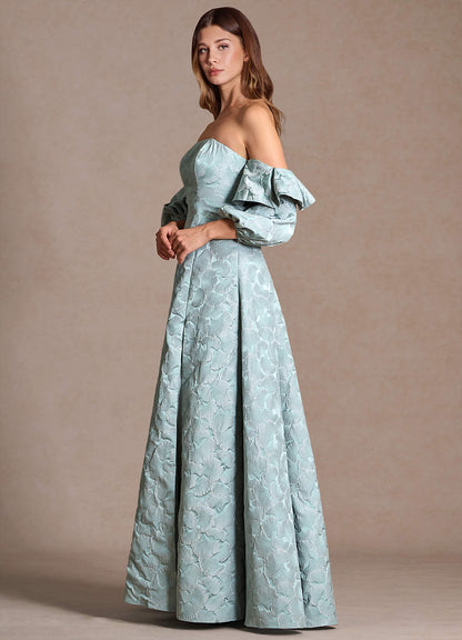 Kerensa French Blue Maxi Dress  Dress