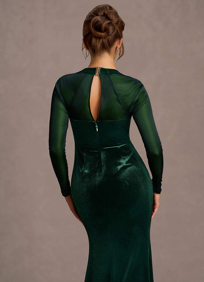 Megan Hunter Green Maxi Dress