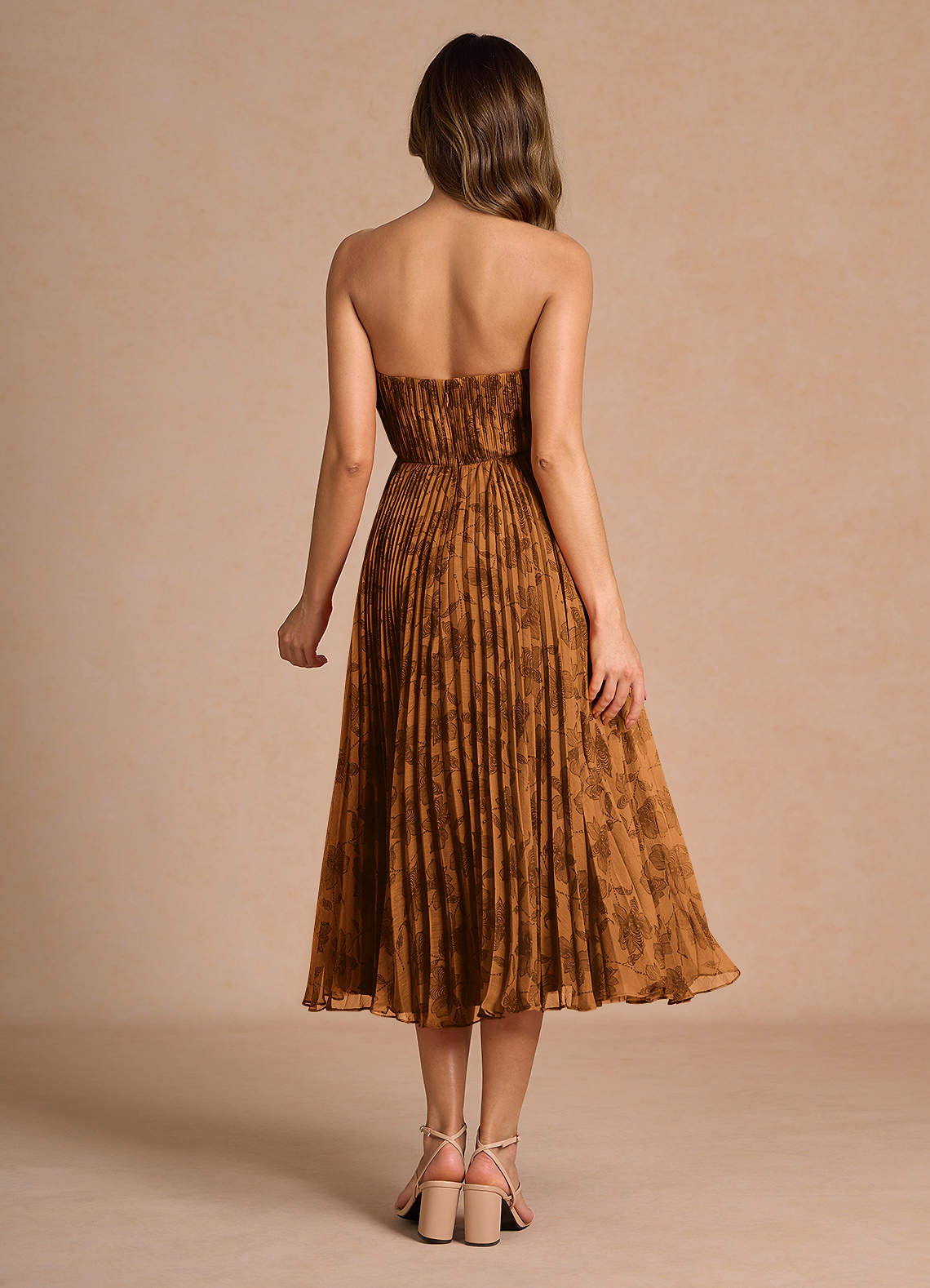 Lyanna Coco Multi Pleated Midi Dress  Dress