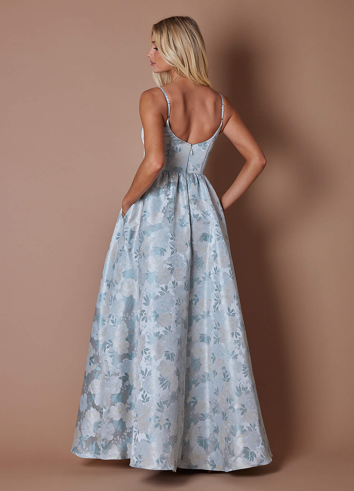 Maddie Icy Blue Maxi Dress