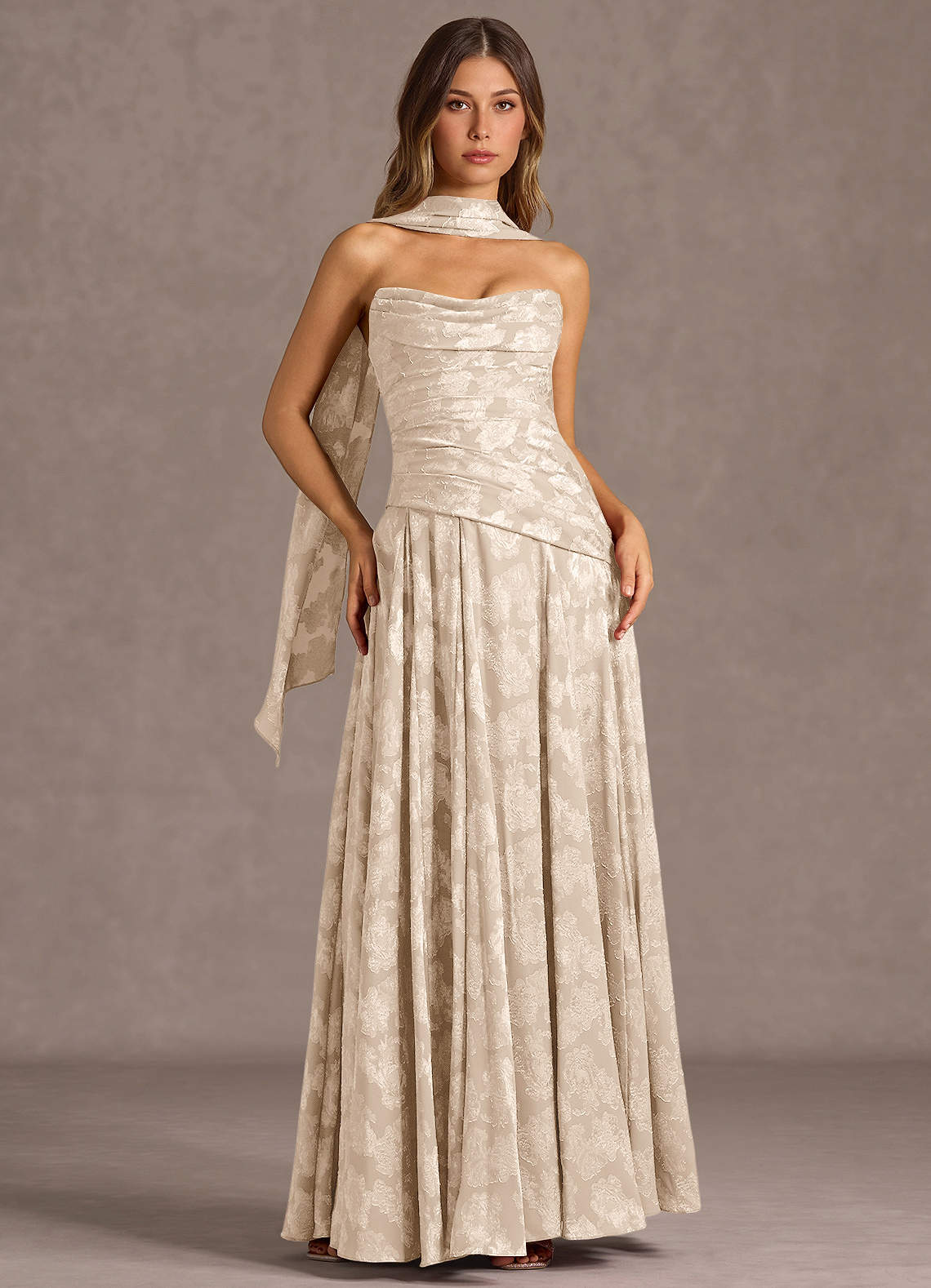 Gabriela Cream Maxi Dress