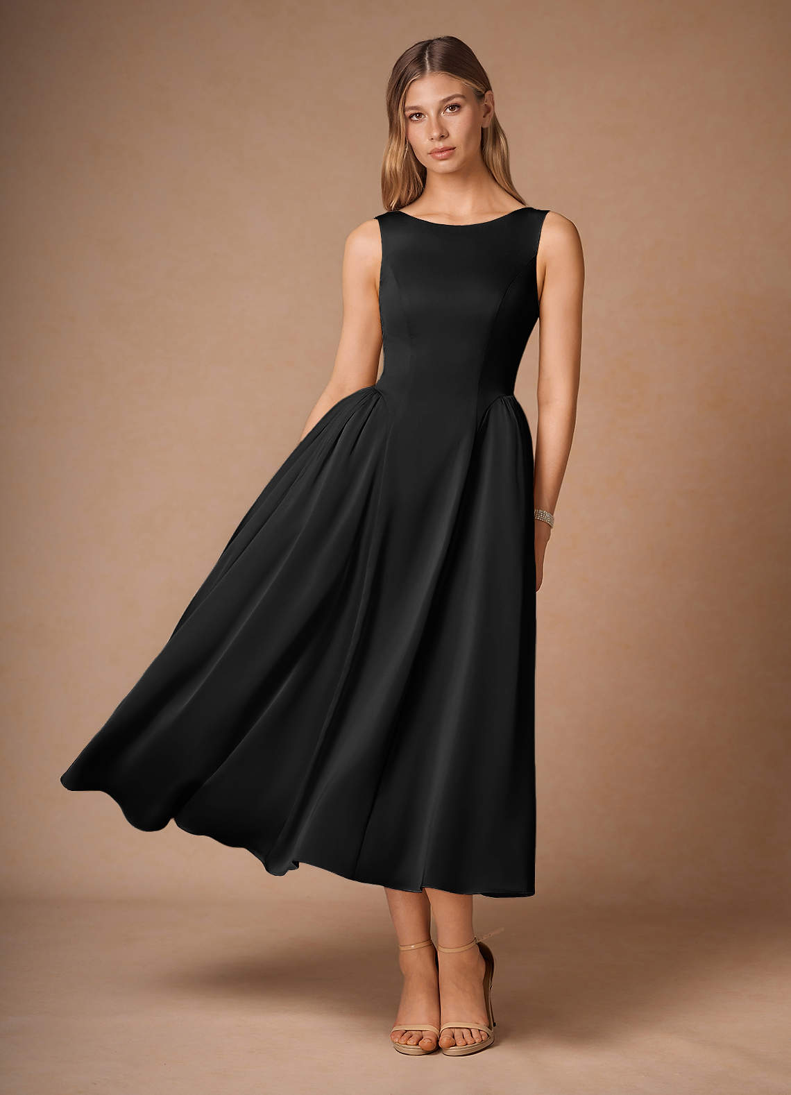 Casey Black Midi Dress