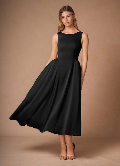 Casey Black Midi Dress