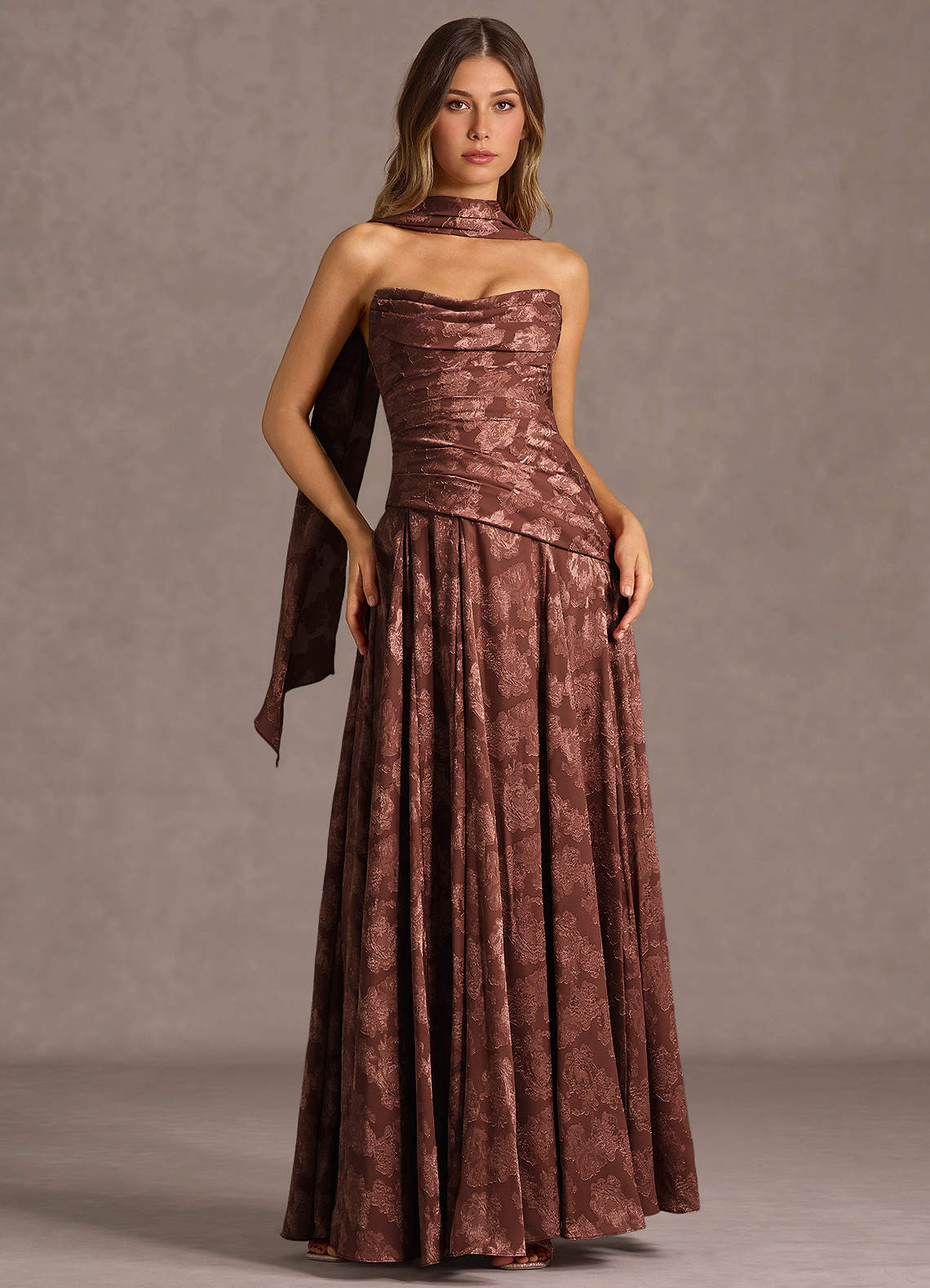 Gabriela Mocha Coco Maxi Dress  Dress