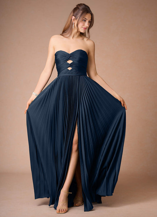 Eileen Navy Gown