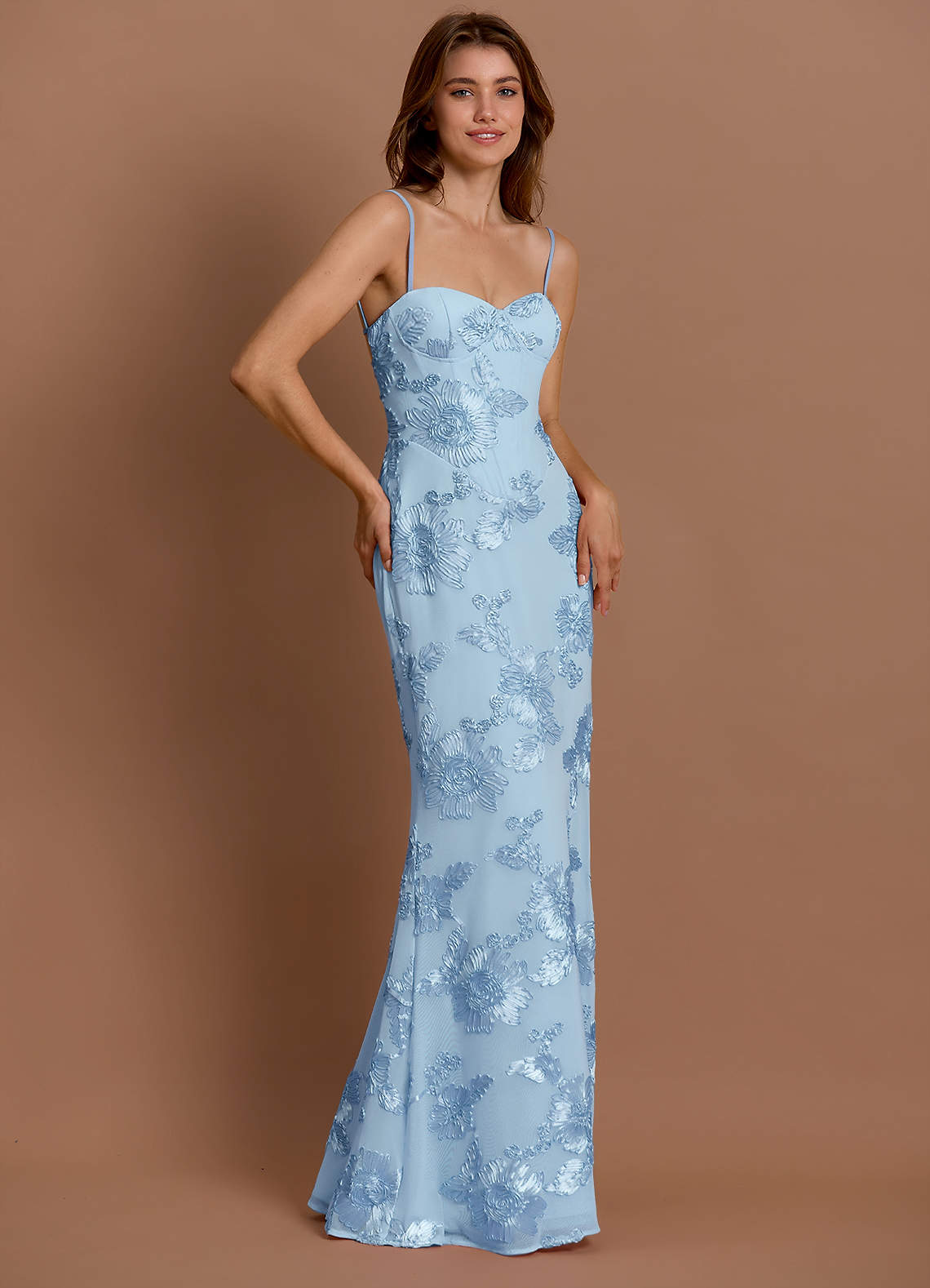 Anika Sky Blue Maxi Dress