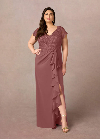 Desert Rose Sheath Lace Dress