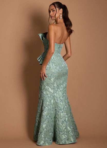 Justine Silver Sage Gown