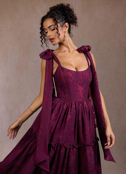 Vilma Plum Orchid Maxi Dress  Dress