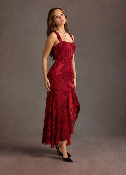 Remi Ruby Red Maxi Dress