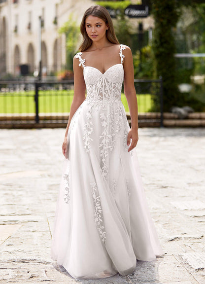 Dreamscape White A-Line Prom Dress  Dress