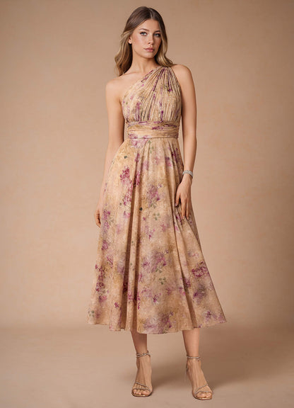 Hestia Dusty Floral Midi Dress
