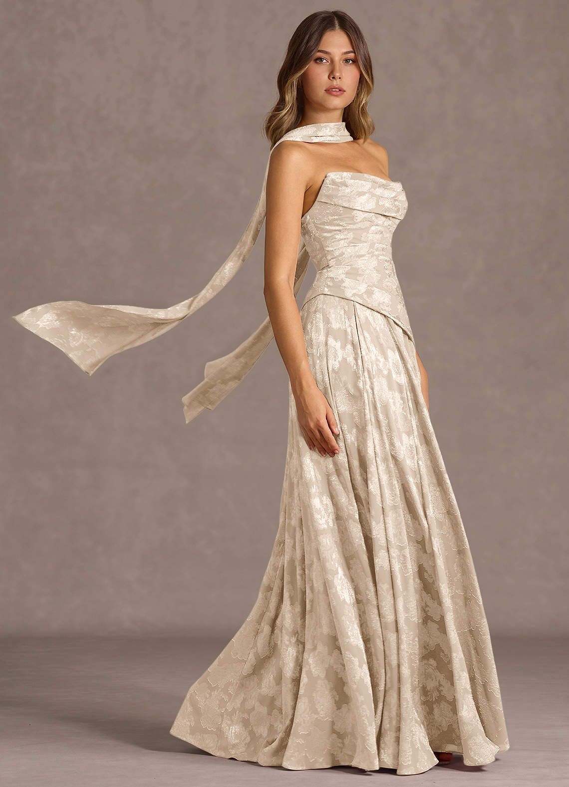 Gabriela Cream Maxi Dress