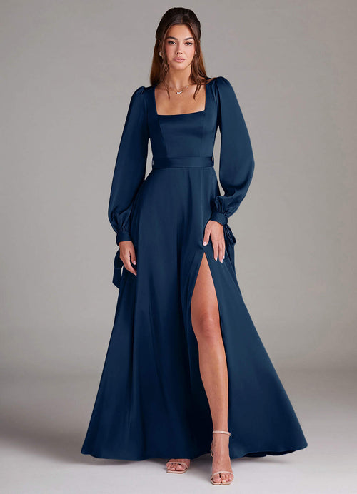 Leonia Navy Maxi Dress