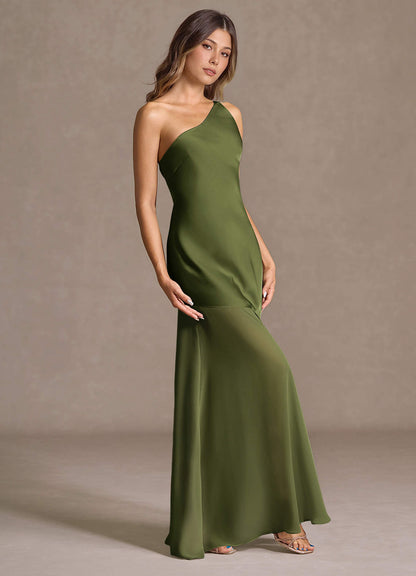 Fatima Olive Maxi Dress  Dress