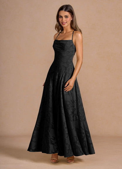 Irelia Black Maxi Dress