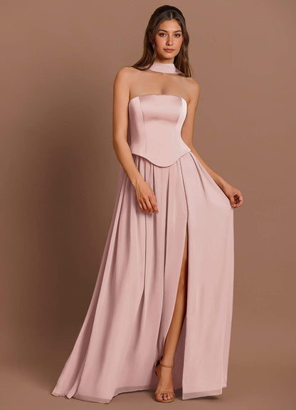 Cadence Powder Pink Maxi Dress