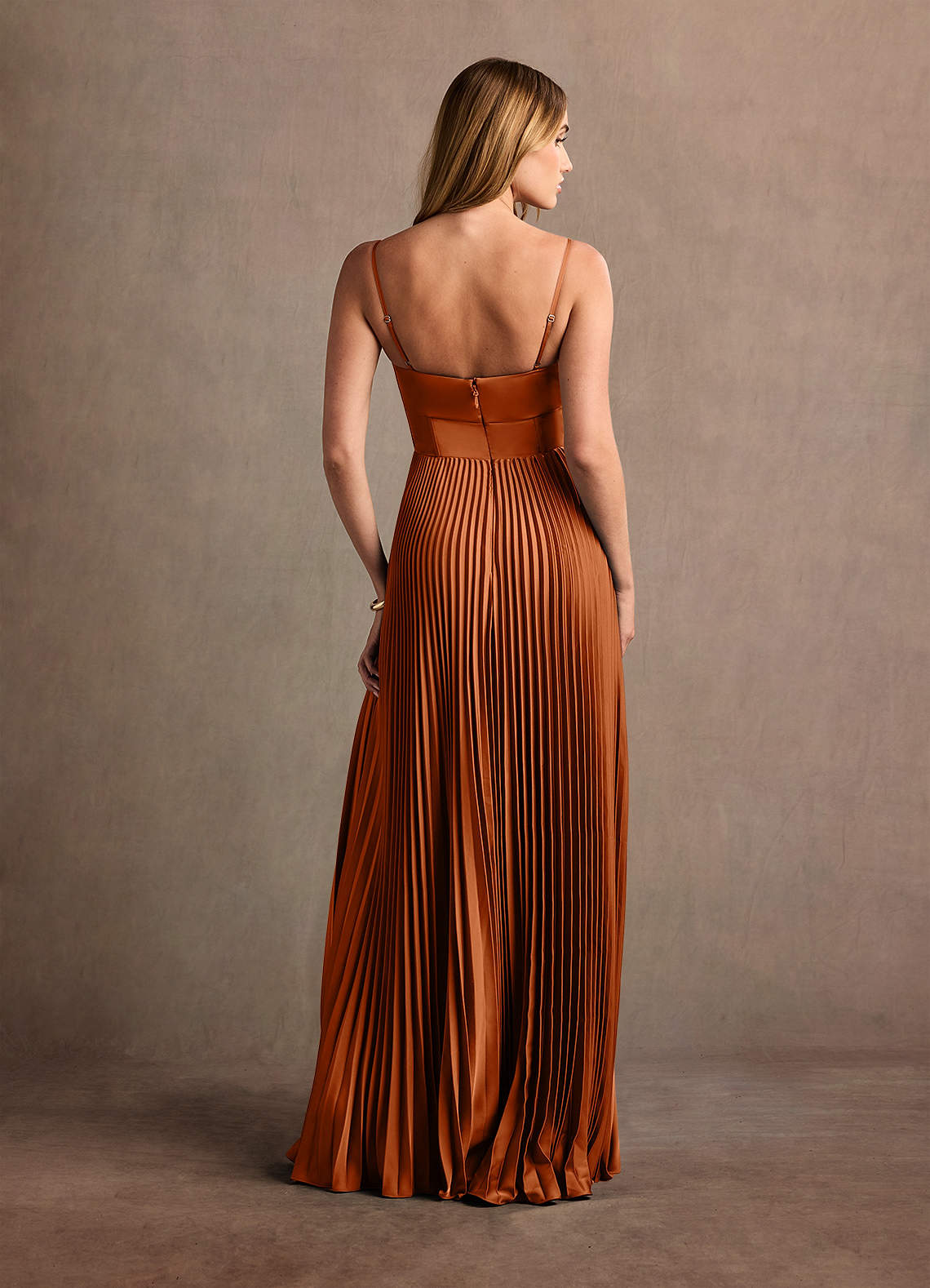 Styla Spice Pleated Maxi Dress  Dress