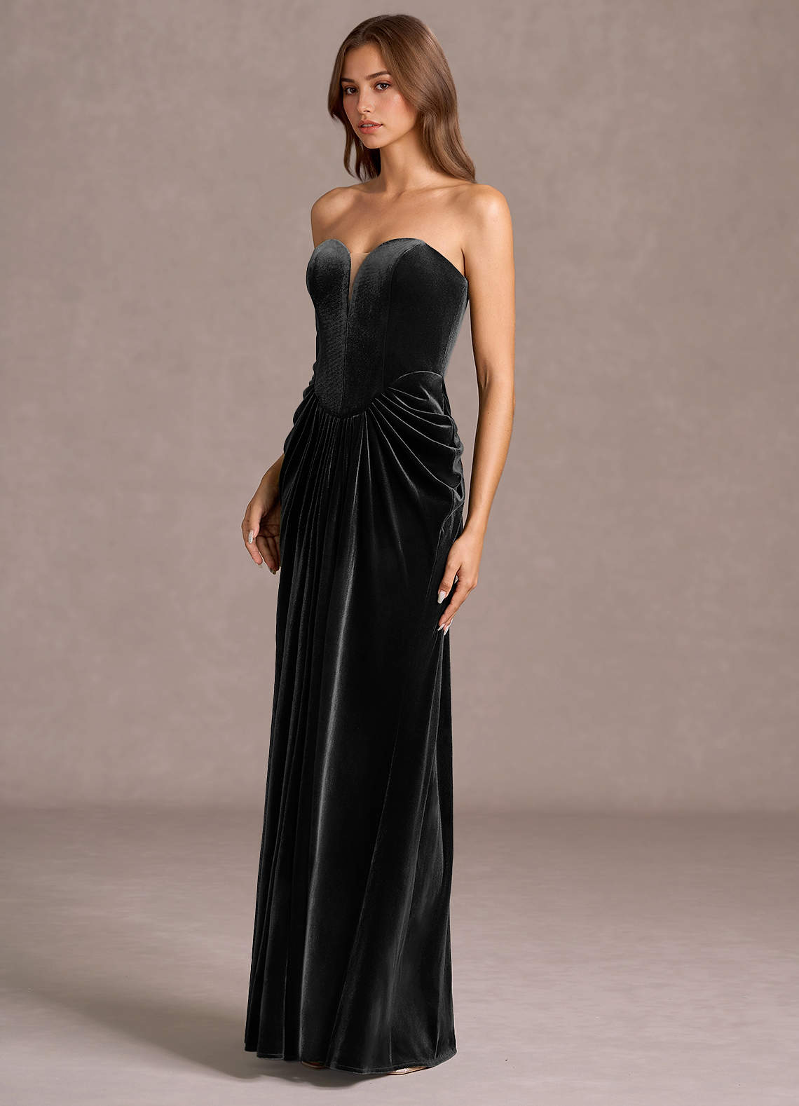 Sylvie Black Maxi Gown  Dress