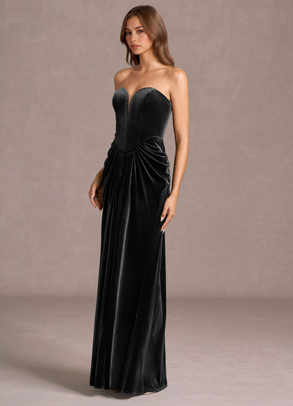 Sylvie Black Maxi Gown  Dress