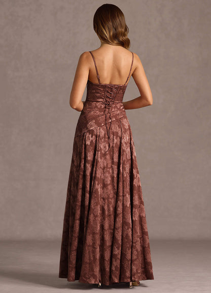 Gabriela Mocha Coco Maxi Dress  Dress