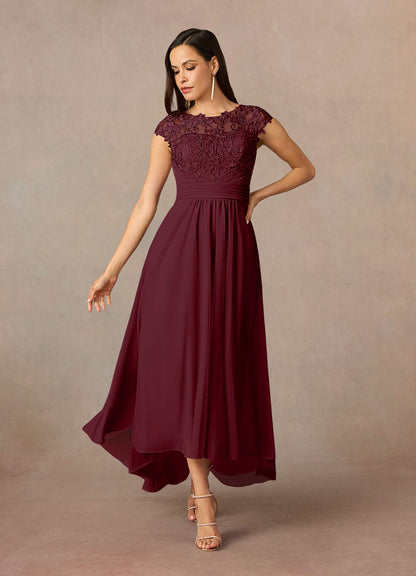 Cabernet A-Line Lace Dress