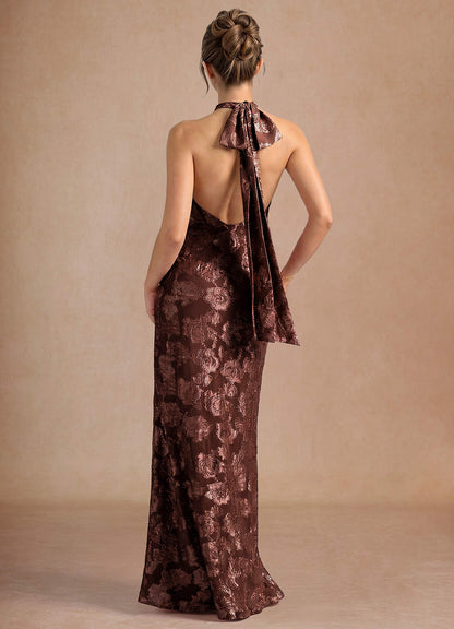 Dillon Mocha Coco Maxi Dress
